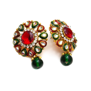 Red Ear Ring